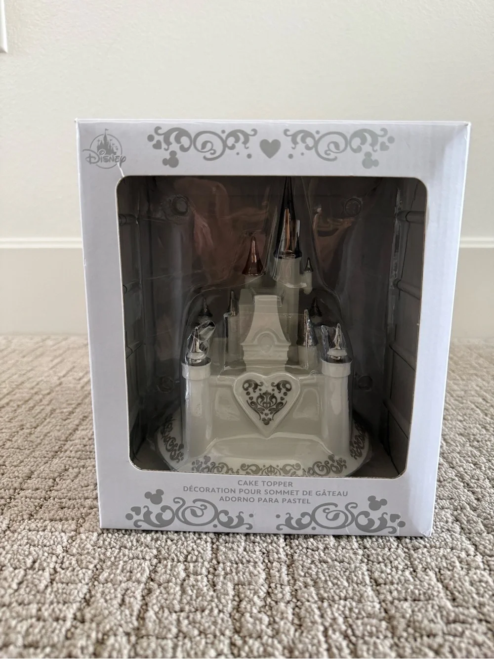 Disney Parks Fairy Tale Weddings Fantasyland Castle Cake Topper